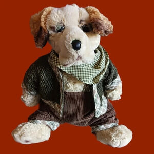 Hugfun bulldog plush stuffed animal "15"
